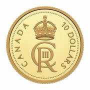 10 Dollars In the name of Elizabeth II; Charles III’s Royal Cypher, Canada, 2023 reverse image