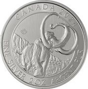 10 Dollars - Charles III Woolly Mammoth, Canada, 2024 reverse image
