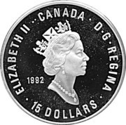 15 Dollars - Elizabeth II Spirit of the Generations; I.O.C. coinage obverse image