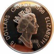 15 Dollars - Elizabeth II Year of the Tiger obverse image