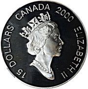 15 Dollars - Elizabeth II Year of the Dragon obverse image
