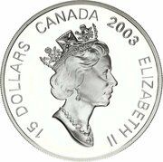 15 Dollars - Elizabeth II Year of the Ram obverse image