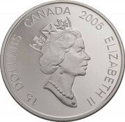 15 Dollars - Elizabeth II Year of the Rooster obverse image