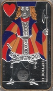 15 Dollars - Elizabeth II Jack of Hearts, Canada, 2008-2009 reverse image