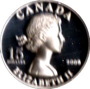 15 Dollars - Elizabeth II Queen Elizabeth II, Canada, 2009 reverse image