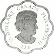 15 Dollars - Elizabeth II Lunar Lotus; Year of the Tiger obverse image