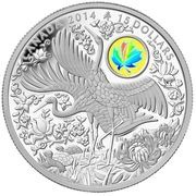 15 Dollars - Elizabeth II Maple of Longevity, Canada, 2014 reverse image