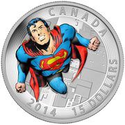 15 Dollars - Elizabeth II Superman Action Comics #419 (1972), Canada, 2014 reverse image