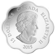 15 Dollars - Elizabeth II Lunar Lotus; Year of the Sheep obverse image