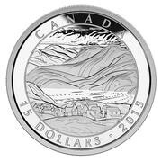 15 Dollars - Elizabeth II Cranberry Lake, Canada, 2015 reverse image