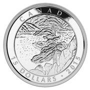 15 Dollars - Elizabeth II The Upper Ottawa, Canada, 2015 reverse image