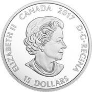 15 Dollars - Elizabeth II Sunset Canoeing obverse image