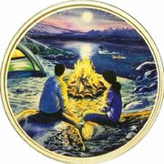15 Dollars - Elizabeth II Around the Campfire, Canada, 2017 reverse image