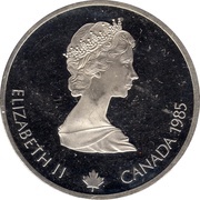 20 Dollars - Elizabeth II Alpine Skiing obverse image