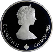 20 Dollars - Elizabeth II Speed Skating obverse image