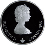 20 Dollars - Elizabeth II Cross-country Skiing obverse image