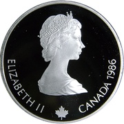 20 Dollars - Elizabeth II Free-style Skiing obverse image