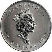 20 Dollars - Elizabeth II ½ oz Platinum Bullion Coinage obverse image