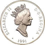 20 Dollars - Elizabeth II Silver Dart obverse image