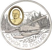 20 Dollars - Elizabeth II de Havilland "Beaver", Canada, 1991 reverse image