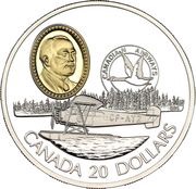 20 Dollars - Elizabeth II The Fairchild 71C, Canada, 1993 reverse image