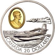 20 Dollars - Elizabeth II DHC-6 Twin Otter, Canada, 1999 reverse image