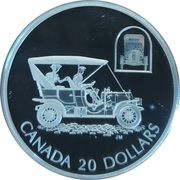 20 Dollars - Elizabeth II The Russell, Canada, 2001 reverse image