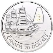 20 Dollars - Elizabeth II The William D. Lawrence, Canada, 2002 reverse image