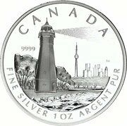 20 Dollars - Elizabeth II Toronto Island Lighthouse, Canada, 2005 reverse image