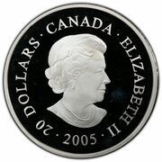 20 Dollars - Elizabeth II Mingan Archipelago National Park obverse image