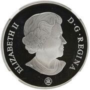 20 Dollars - Elizabeth II Vancouver Canucks Goalie Mask obverse image