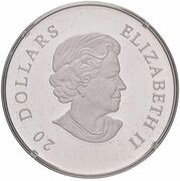 20 Dollars - Elizabeth II Moonlight Pinecone obverse image