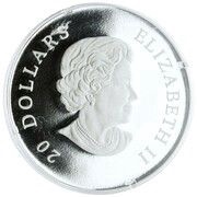 20 Dollars - Elizabeth II Holiday Christmas Tree obverse image