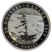 20 Dollars - Elizabeth II Varley, Stormy Weather, Canada, 2012 reverse image