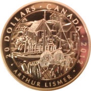 20 Dollars - Elizabeth II Nova Scotia Fishing Village, Canada, 2012 reverse image