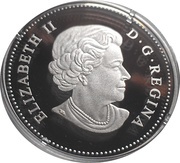 20 Dollars - Elizabeth II Sugar Maple Crystal Raindrop obverse image
