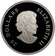 20 Dollars - Elizabeth II Holiday Snowstorm obverse image