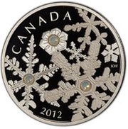 20 Dollars - Elizabeth II Holiday Snowstorm, Canada, 2012 reverse image
