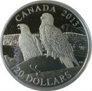 20 Dollars - Elizabeth II Lifelong Mates, Canada, 2013 reverse image
