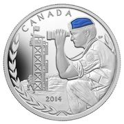 20 Dollars - Elizabeth II Canadian peacekeeping in Cyprus, Canada, 2014 reverse image