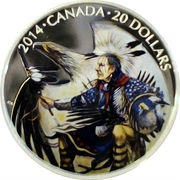 20 Dollars - Elizabeth II Legend of Nanaboozhoo, Canada, 2014 reverse image