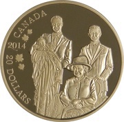 20 Dollars - Elizabeth II Royal Generations, Canada, 2014 reverse image
