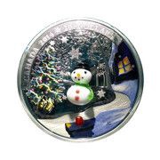 20 Dollars - Elizabeth II Venetian Glass Snowman reverse image