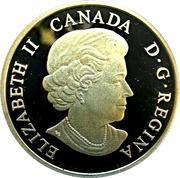 20 Dollars - Elizabeth II Woolly Mammoth obverse image