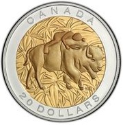 20 Dollars - Elizabeth II Respect, Canada, 2014 reverse image