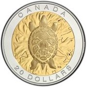 20 Dollars - Elizabeth II Truth, Canada, 2014 reverse image