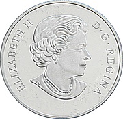 20 Dollars - Elizabeth II Mount Fuji and Canadian Rockies obverse image