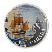 20 Dollars - Elizabeth II Franklin's lost expedition, Canada, 2015 reverse image