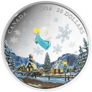20 Dollars - Elizabeth II Christmas, Canada, 2016 reverse image