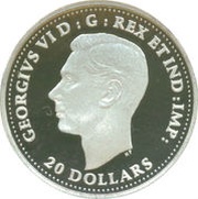20 Dollars In the name of George V; British Commonwealth Air Training Plan obverse image